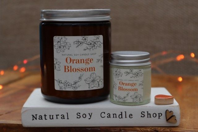 Orange Blossom  Soy Candles