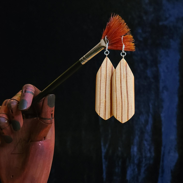 Boucles veinage pointe