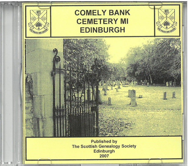 Comely Bank Cemetery, Edinburgh CD
