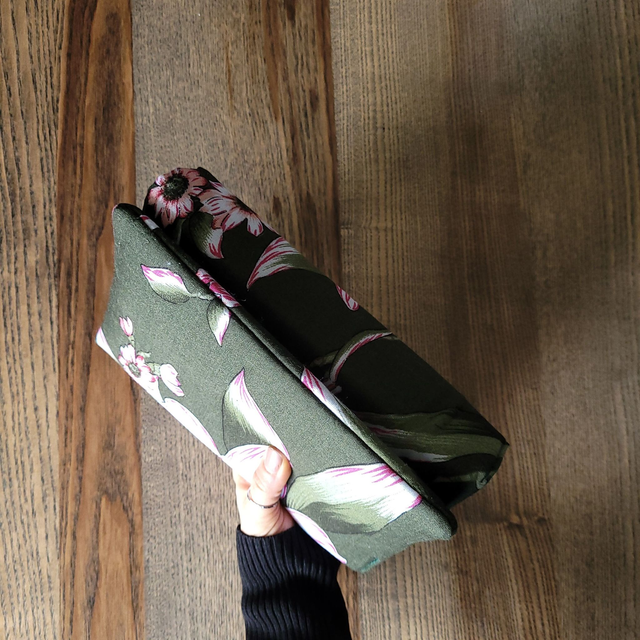 Protège livre amovible M - Fleurs