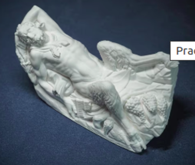 Prachtig beeldje Griekse god Pan (13cm)