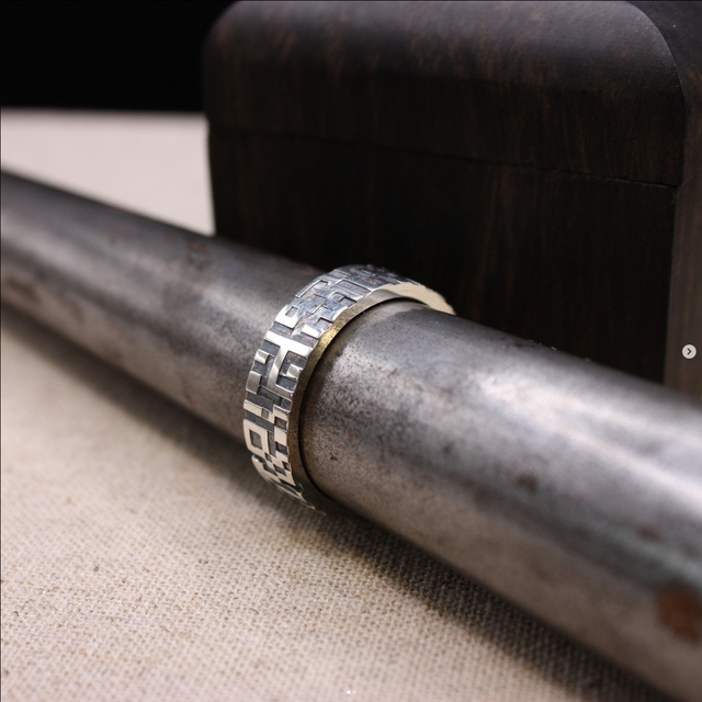 Bague &quot;dédale&quot; - Argent 925