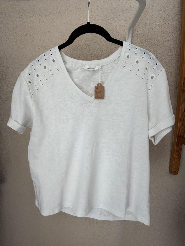 T-shirt blanc Promod (168)