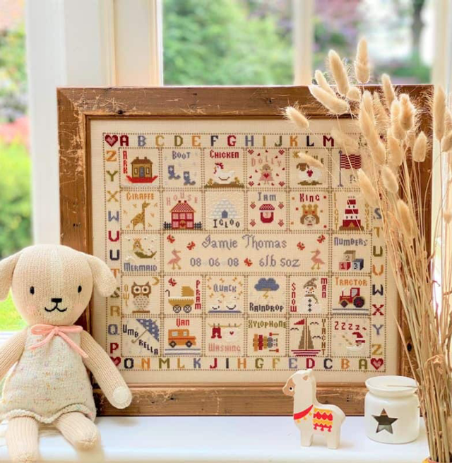 A is for Ark Birth cross stitch by Historical Society Co
