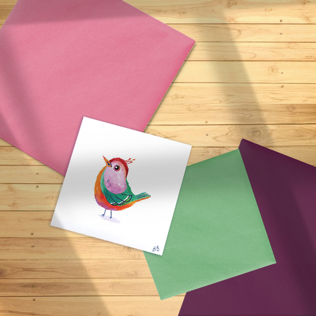 Print Oiseau Poulette