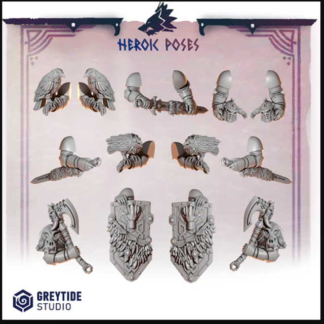 Heroic Poses (Primal Hounds)