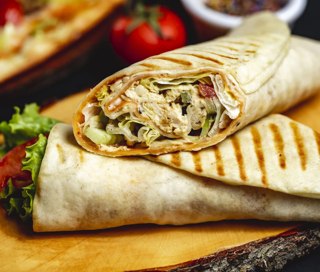 (Hausgemacht) Hähnchen Dürüm 