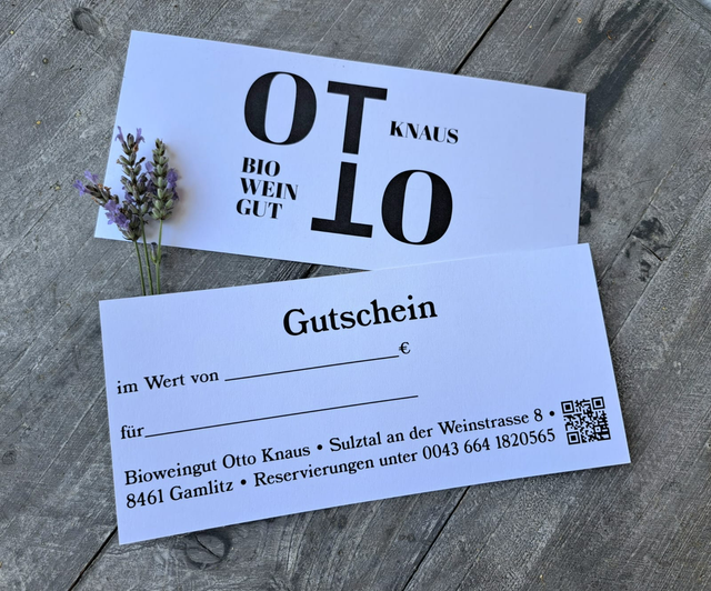 Gutschein im Biobuschenschank