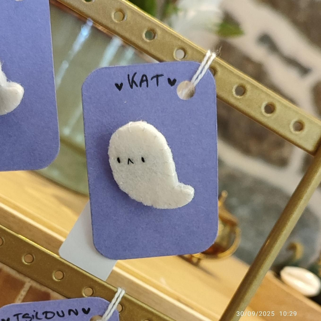 Broche fantôme &quot;Kat&quot;