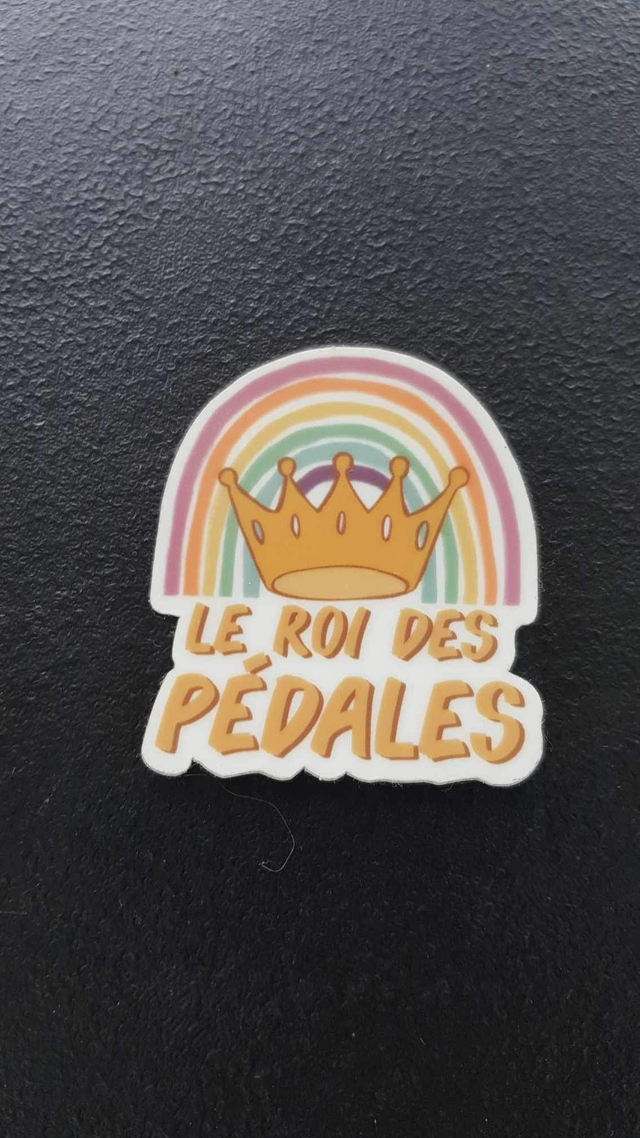 Sticker &quot;Roi des pédales&quot;