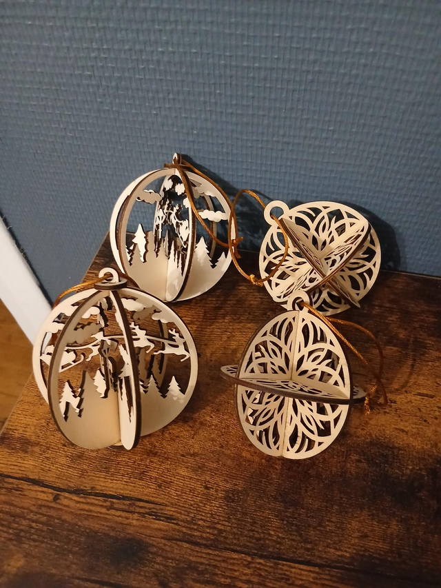 Boule Noël 3D