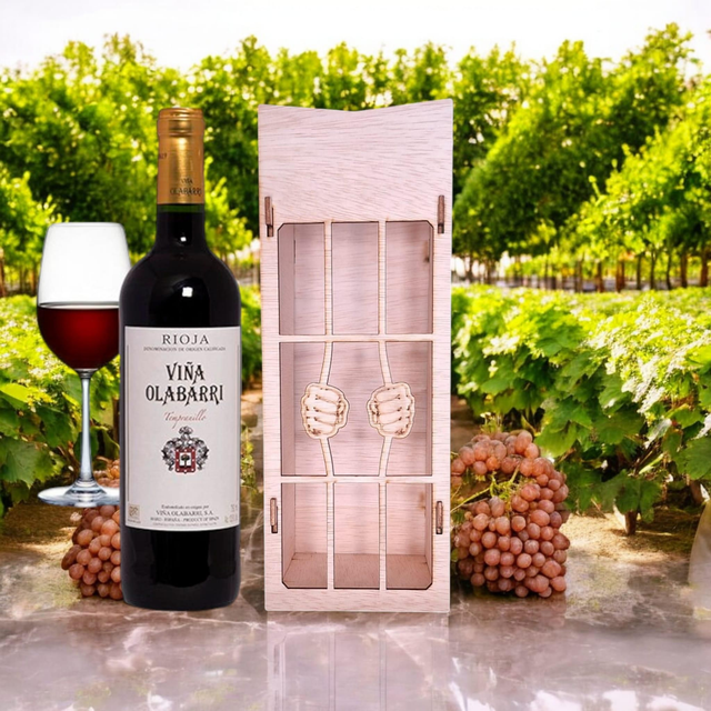 Unieke Houten Drankkist met Persoonlijke Gravure Klein