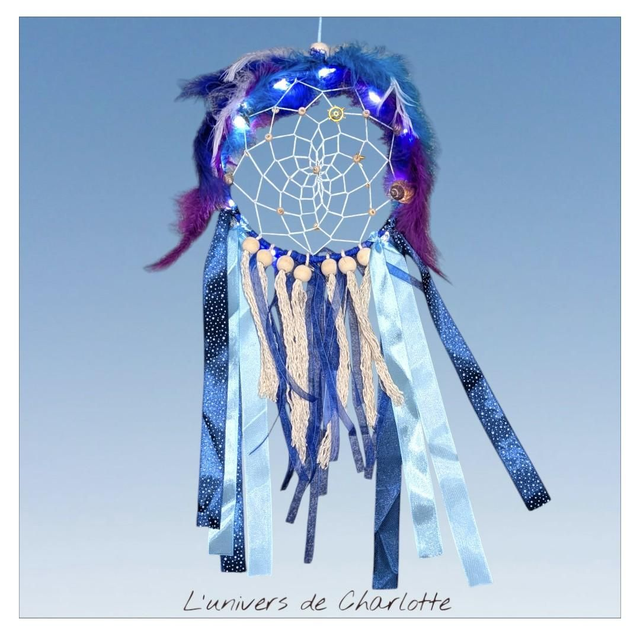 Attrape-rêve &quot;Air marin lumineux&quot; AT-018