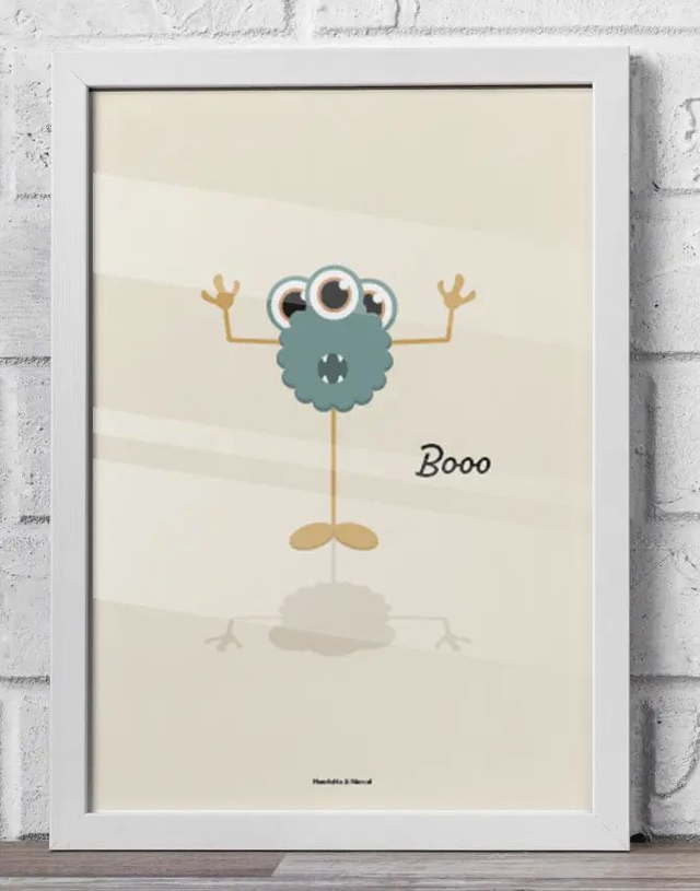 21 - Affiche enfant monstre