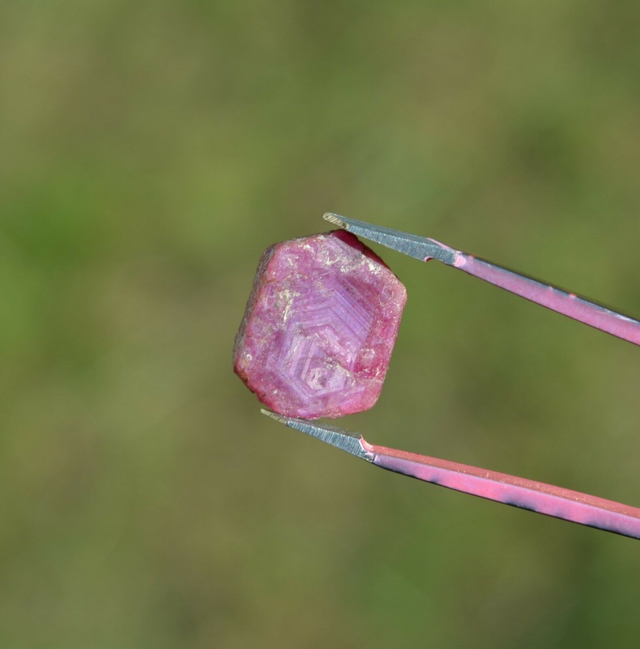 Rubis brut du Mozambique 7,00ct unheated rough gemstones red ruby mineral