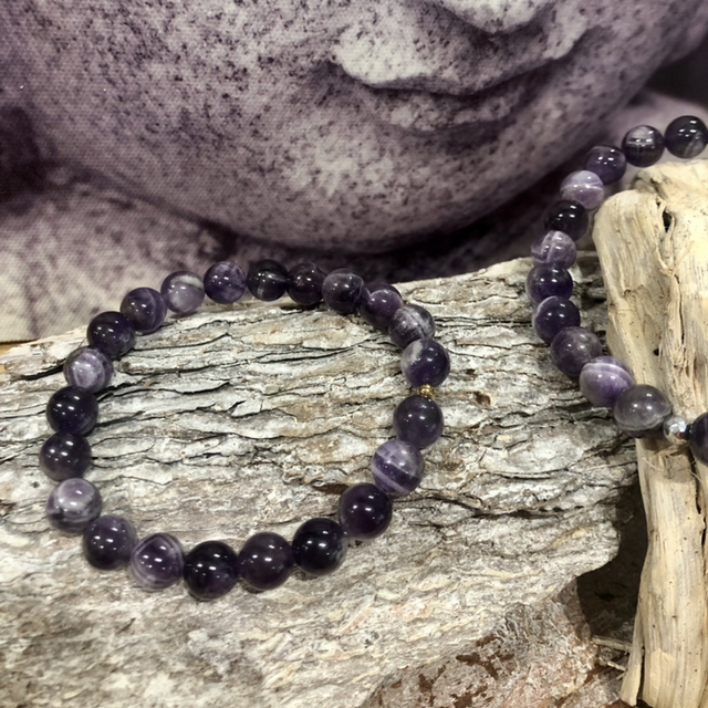 Bracelet Améthyste rubanée 