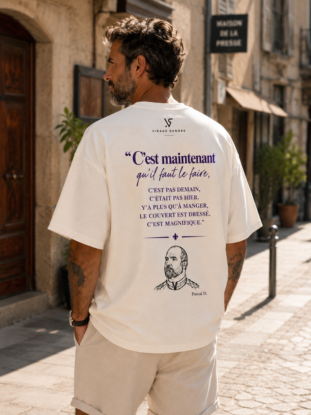 Tee-shirt TÉFÉCÉ - Souvenirs Violets Pascal D- Oversize