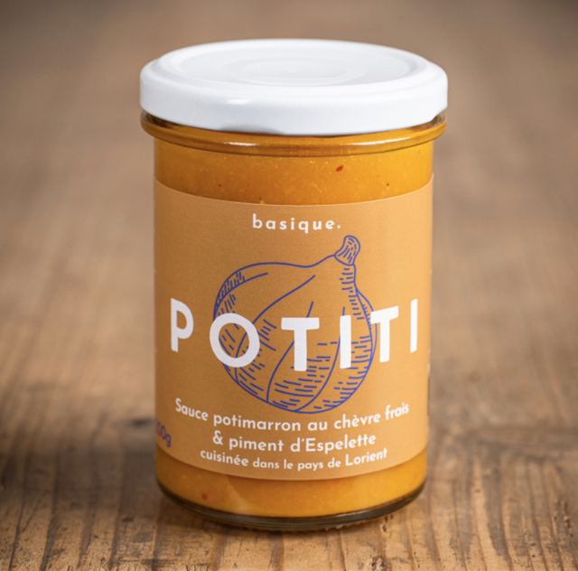 Sauce Potimarron au chèvre frais &amp; Piment d&#039;Espelette Bio - 200g