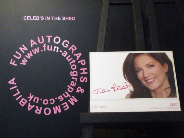 Julia Roberts Original Pre-Print QVC Cast Card