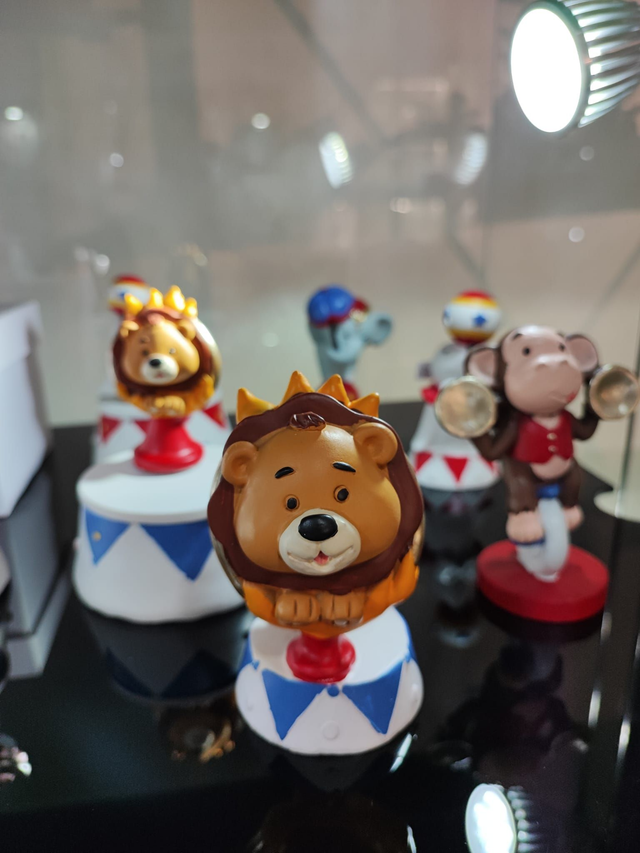 Animali circo in resina