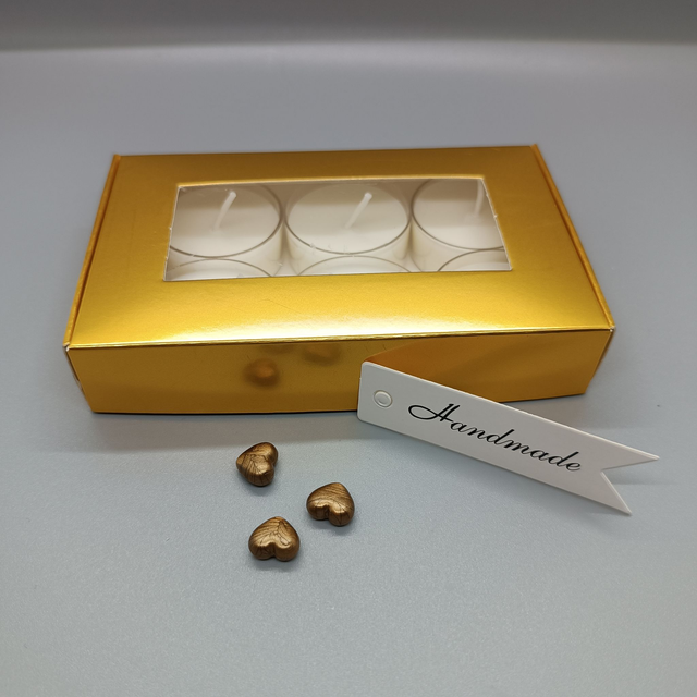 Sonnenblumenwachs Teelichter 6er 