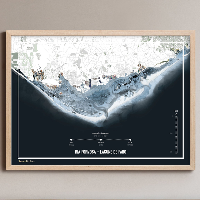 Carte - Lagune de Faro