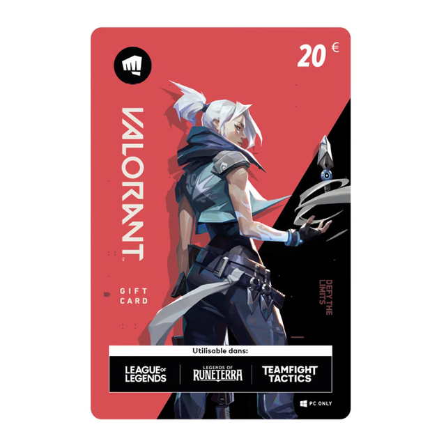(Tombola) Carte cadeau Valorant 20€