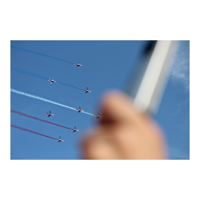 2. Patrouille de France, démonstration aérienne