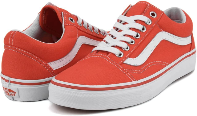 471 - VANS OLD SKOOL TOMATO-TRUE WHT