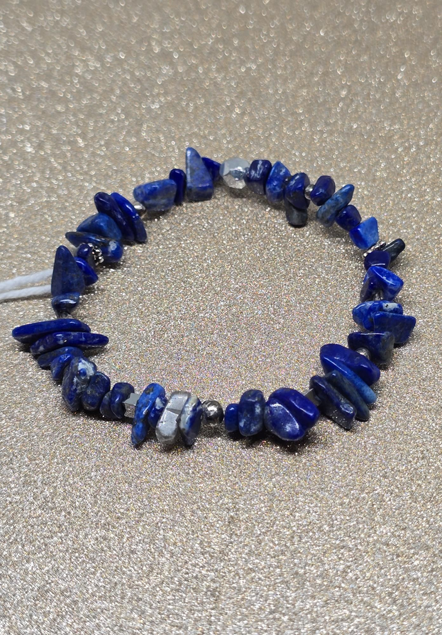 Bracelet Lapis Lazuli baroque 