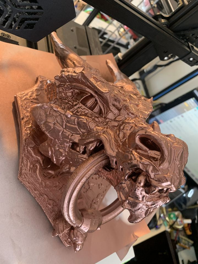 New 3D Printed Dragon Door Knocker
