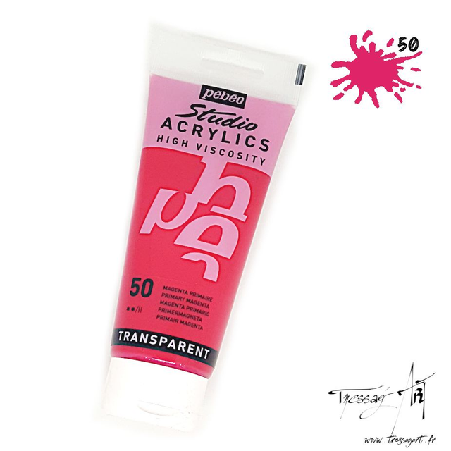 PEBEO - ACRYLIQUE 100ML - MAGENTA PRIMAIRE - PB016050