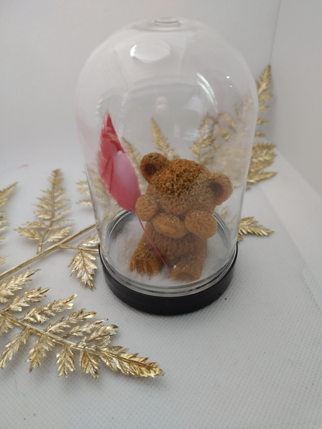 Cloche ourson 11 x 6,5 cm 