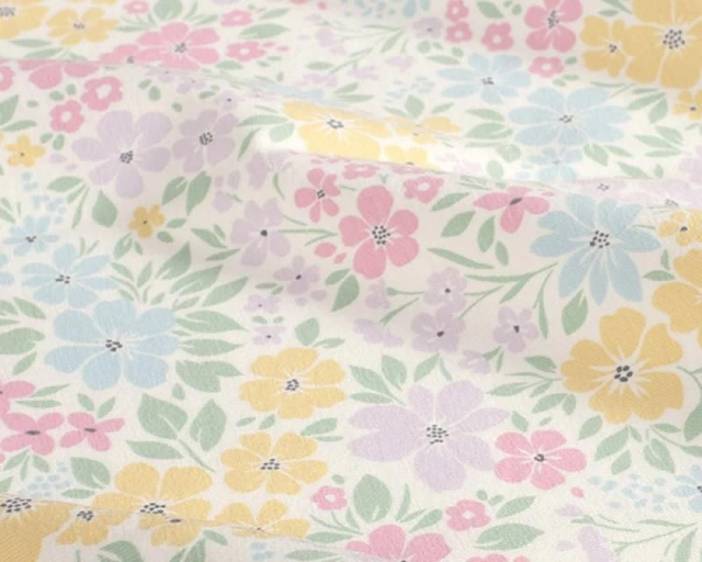 Pastel Floral Cotton Jersey 