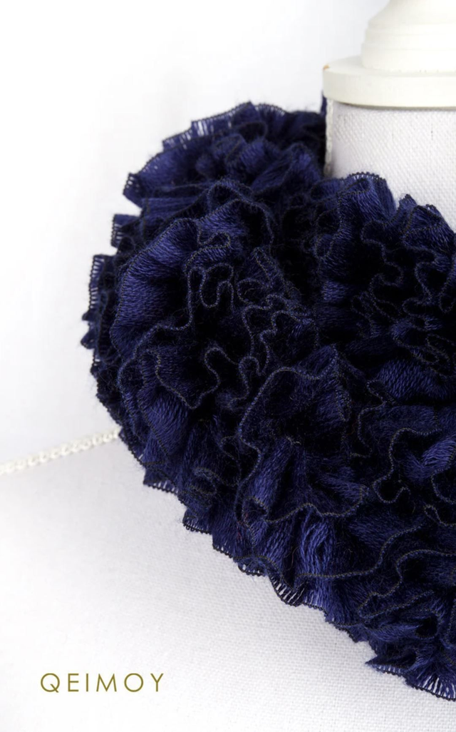 Partysjaal donkerblauw