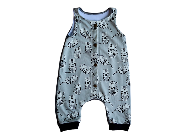 Mono Algodón orgánico de Invierno Tigres 