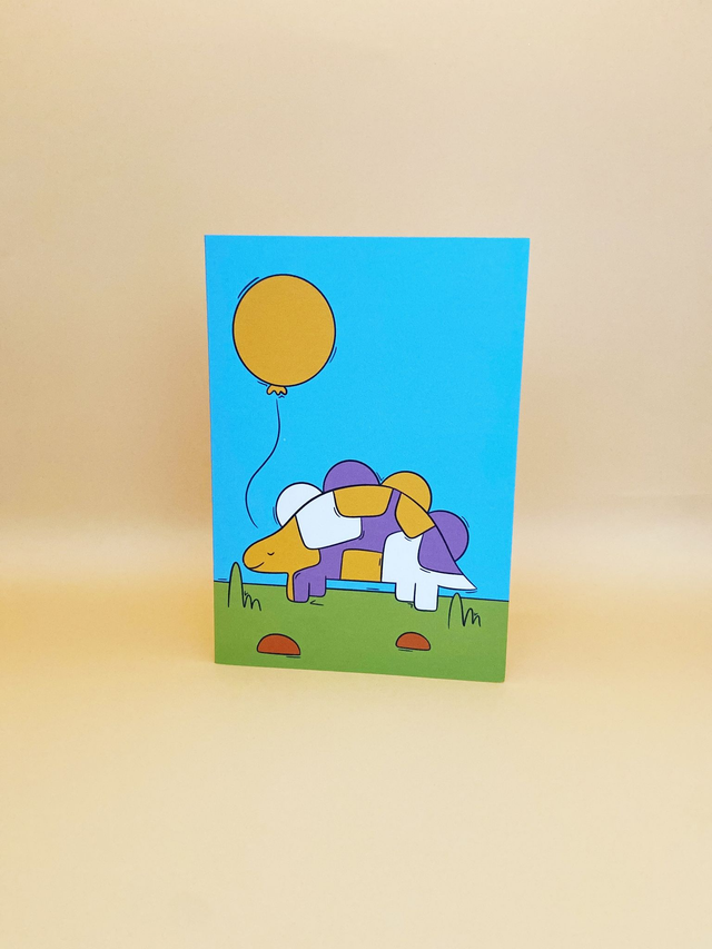 Dinosaur greeting card