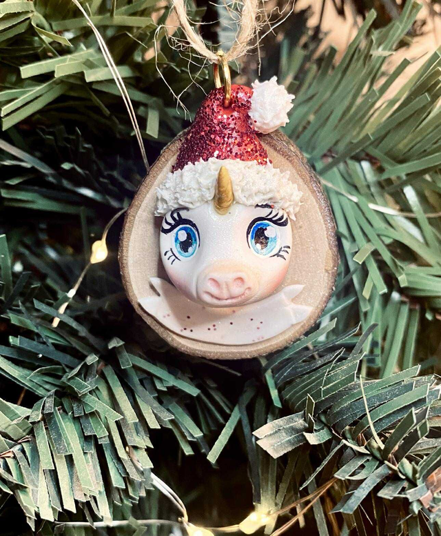 Noël Mini suspension + inscription