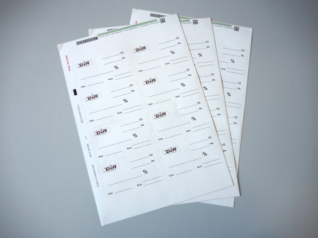 Etichette plastificate