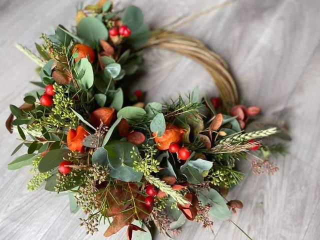 Harvest Wreath Workshop Friday 16th Oct 2026 4-6pm