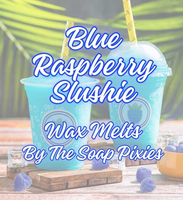Blue Raspberry Slushie Wax Melt (50g Clamshell)