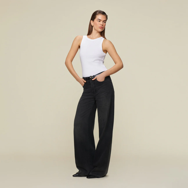 Lois Jeans Skater Loose Cole Khol Stone - Low Rise Wide Fit