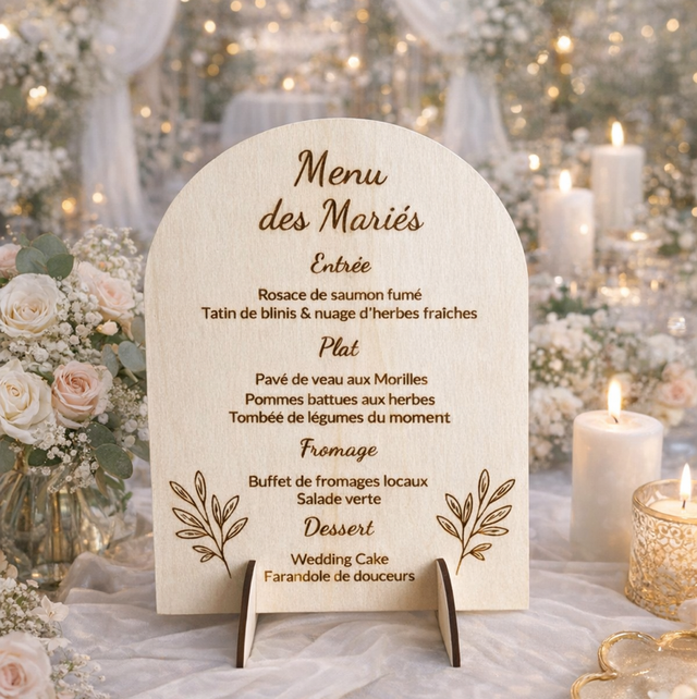 Menu Mariage 