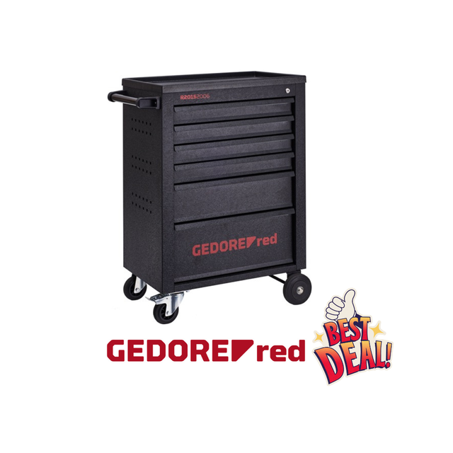  Werkstattwagen Black MECHANIC 6 Schubladen R20152006