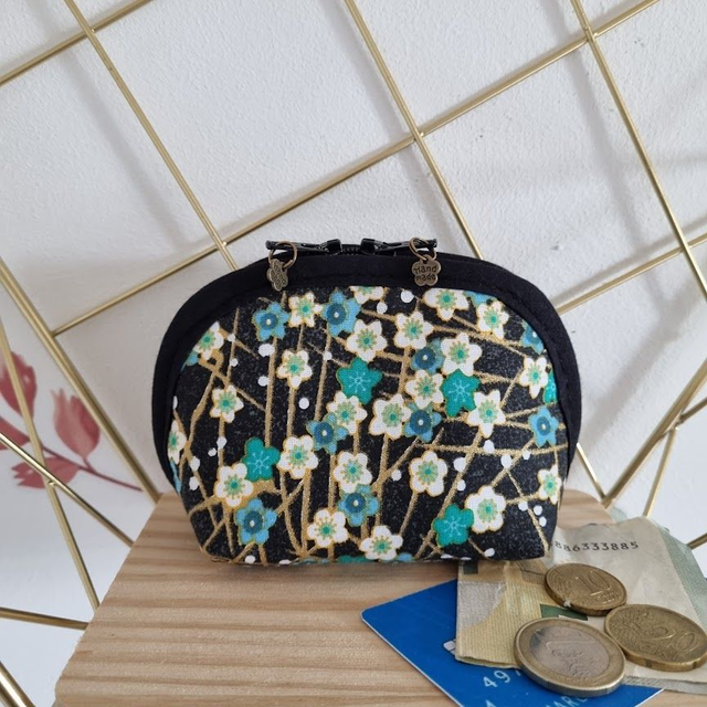 Porte-monnaie arrondi &quot;Haru&quot; vert