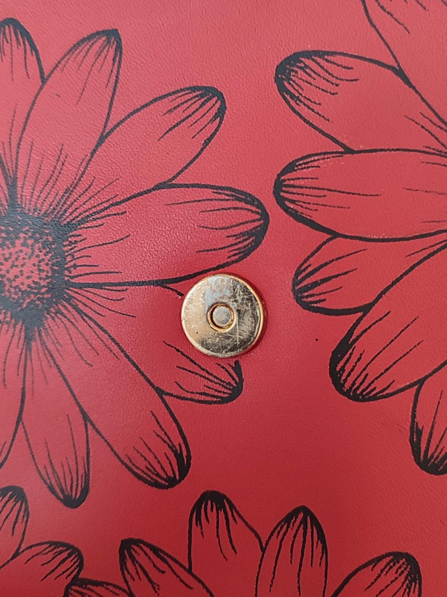 Fleurs monochrome - Sac bandoulière