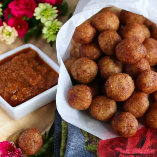 Beignet Cassava (Manioc &amp; Plantain)