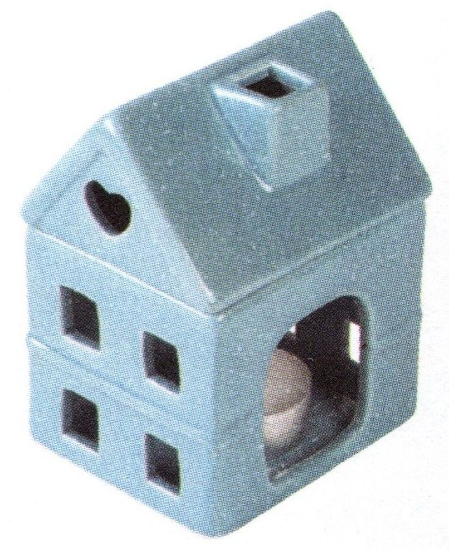Duftlampe - Haus Farbton blau