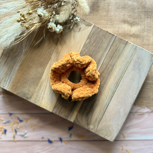 Chouchou tout doux ocre