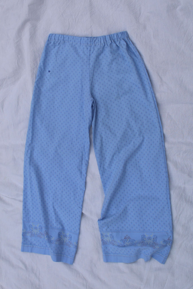 Pantalon bleu à motif - Taille 2